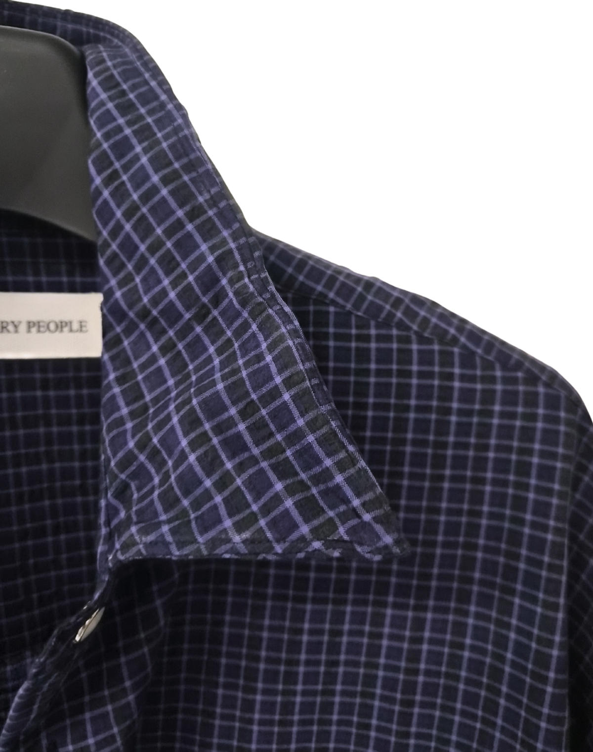 오디너리피플(ORDINARY PEOPLE) RE : Shape Memory Wire Shirt [PURPLE]