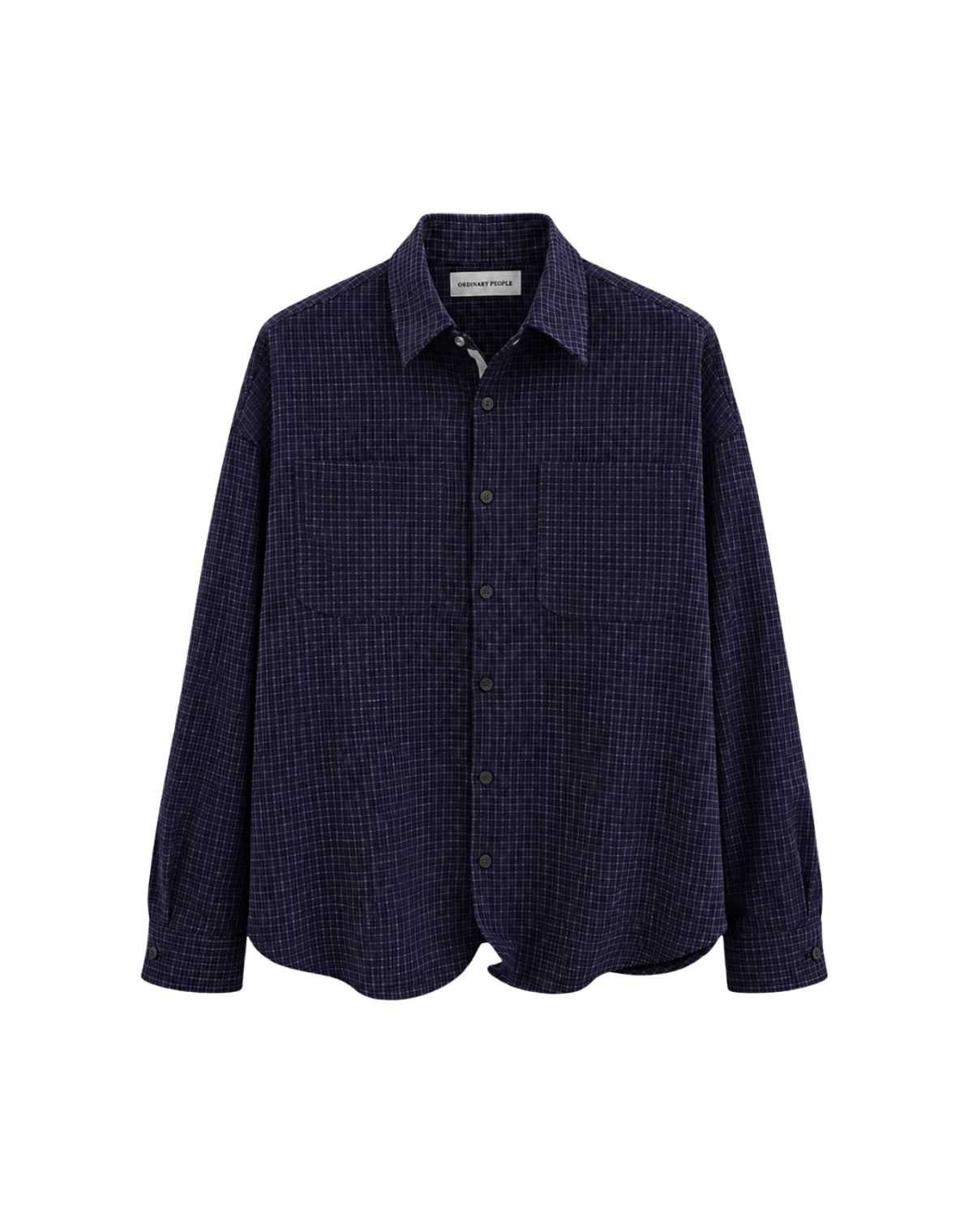 오디너리피플(ORDINARY PEOPLE) RE : Shape Memory Wire Shirt [PURPLE]
