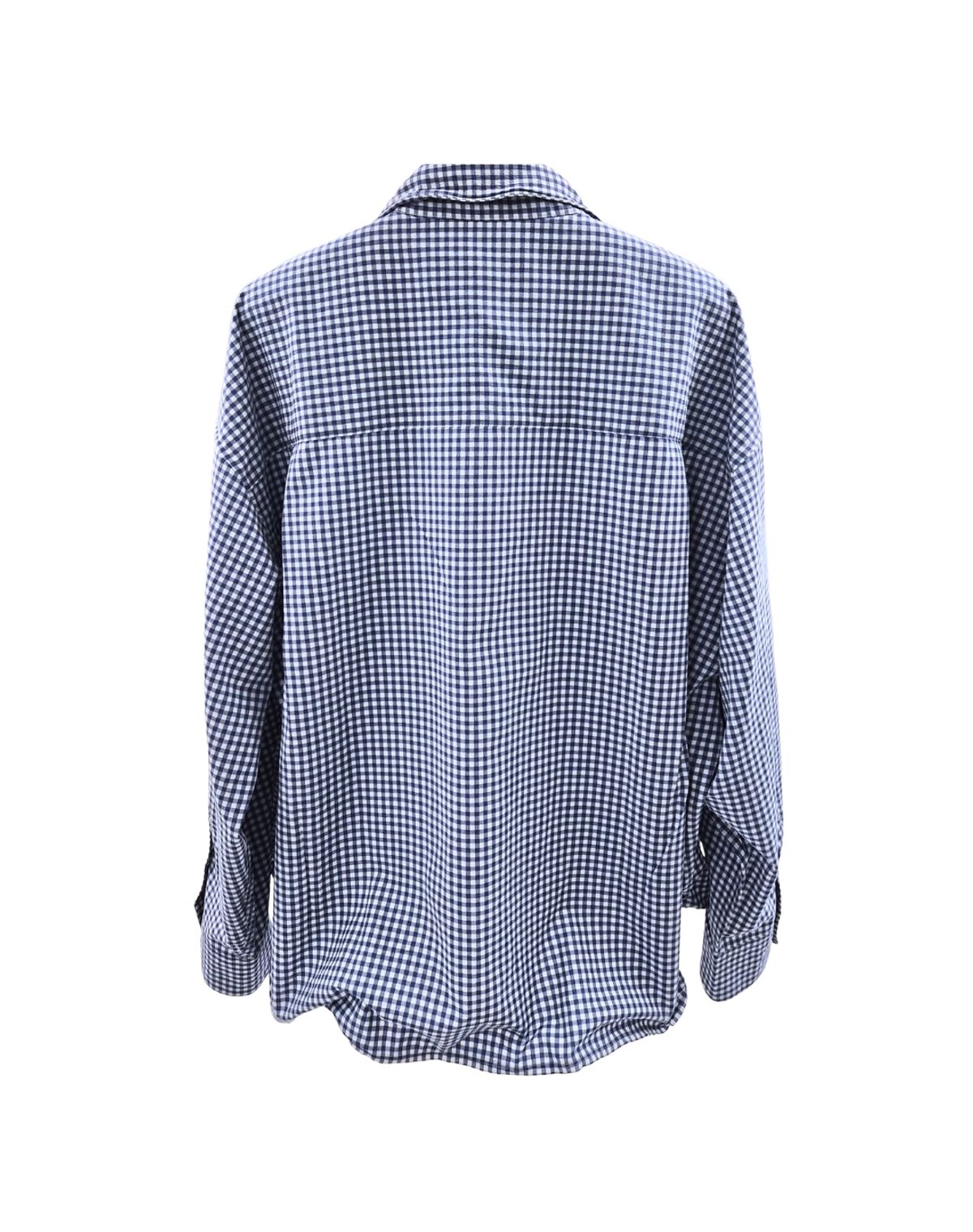 오디너리피플(ORDINARY PEOPLE) RE : Shape Memory Wire Shirt [BLUE CHECK]