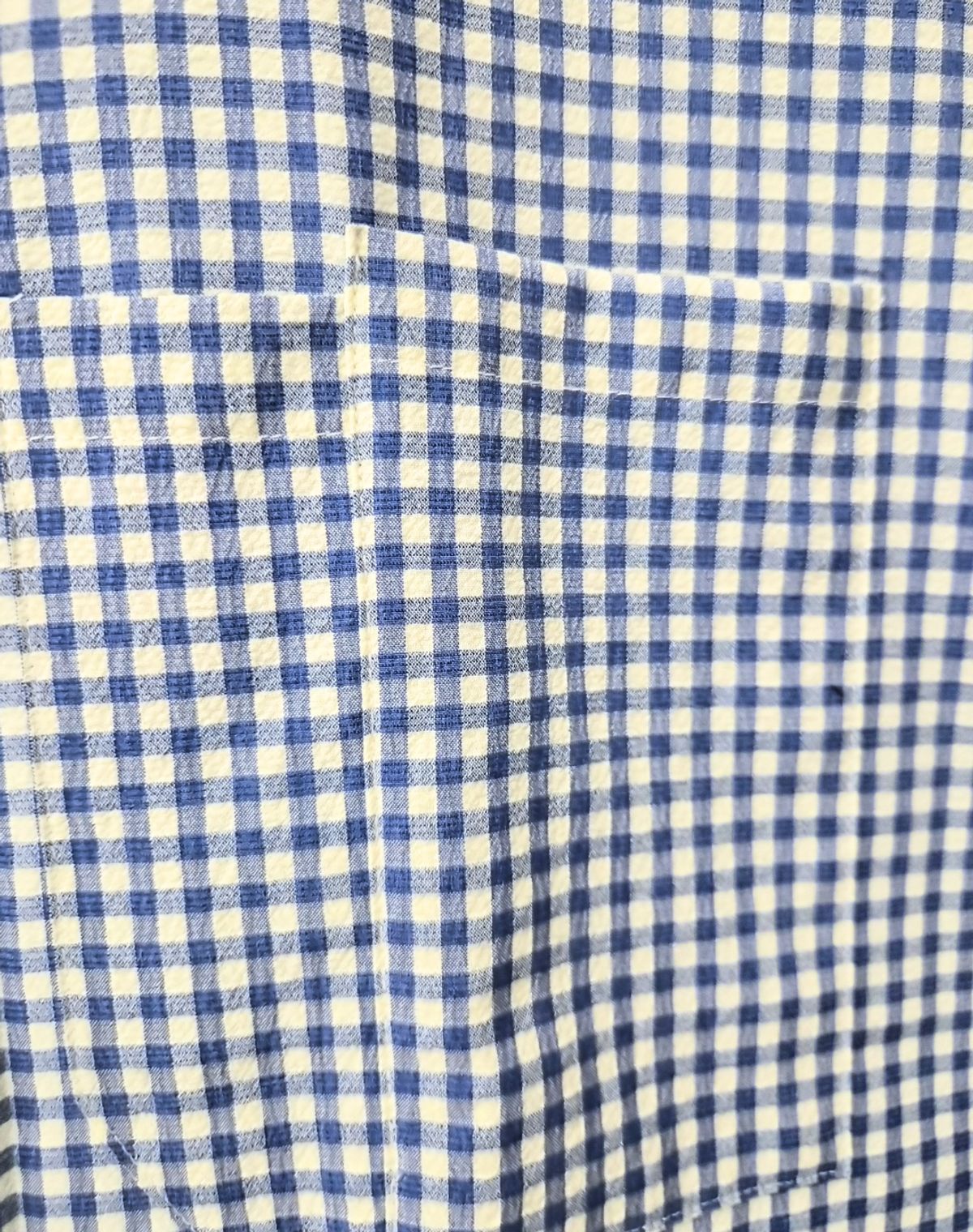 오디너리피플(ORDINARY PEOPLE) RE : Shape Memory Wire Shirt [BLUE CHECK]