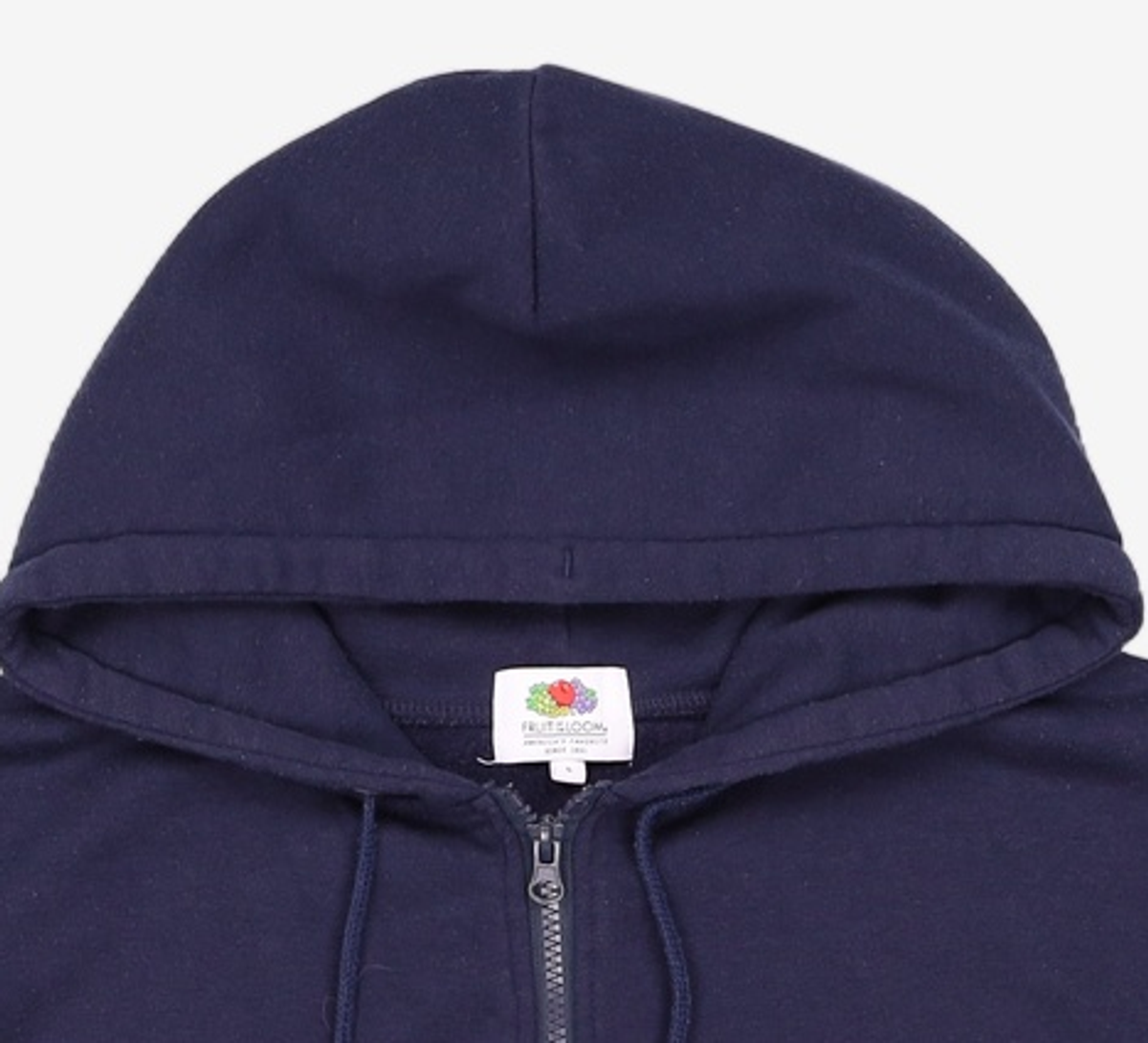 프룻오브더룸(FRUIT OF THE LOOM) WAPPEN HOOD ZIP-UP NAVY L