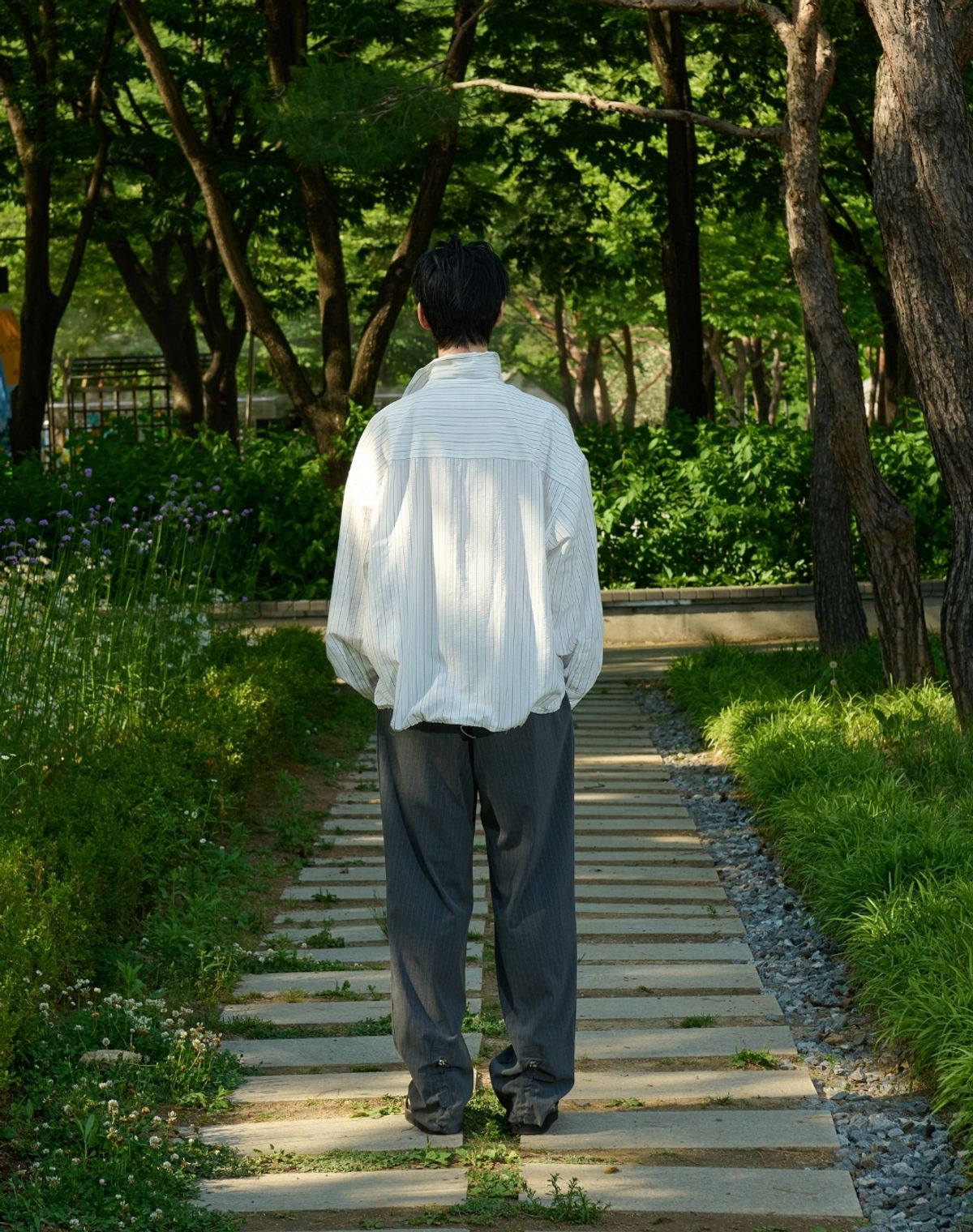 오디너리피플(ORDINARY PEOPLE) RE : Shape Memory Wire Shirt [WHITE]