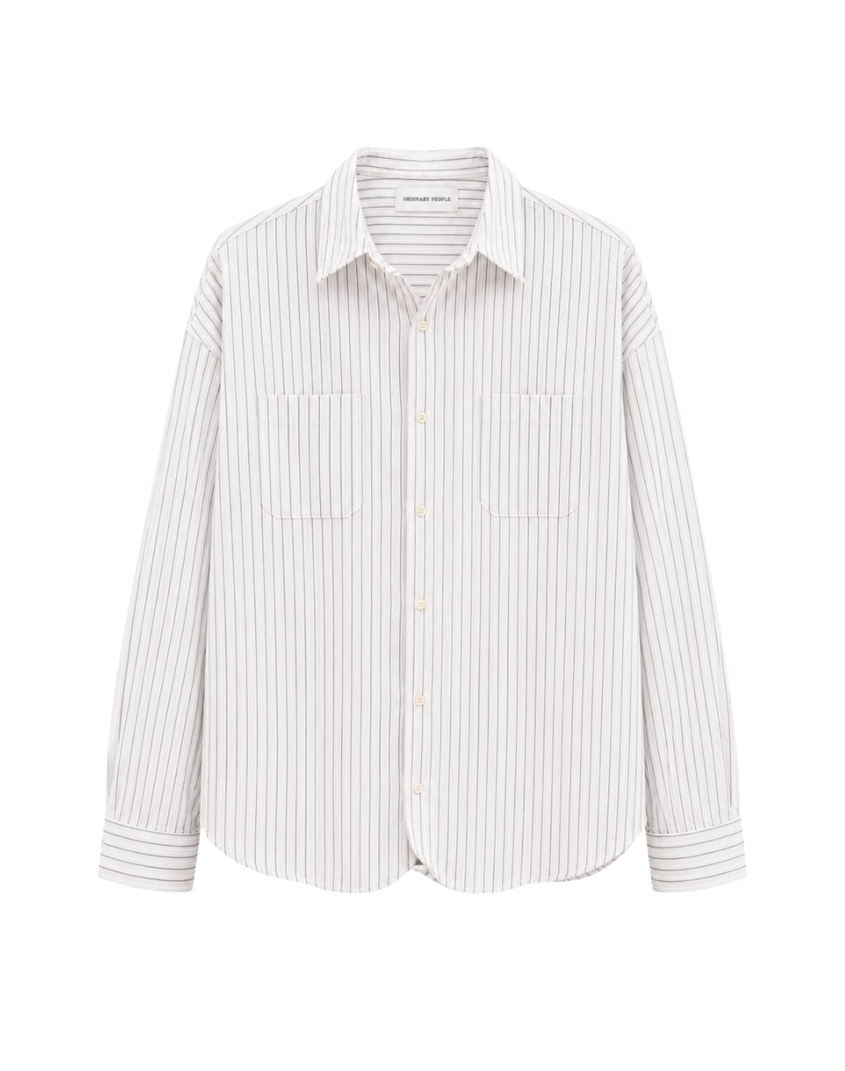 오디너리피플(ORDINARY PEOPLE) RE : Shape Memory Wire Shirt [WHITE]