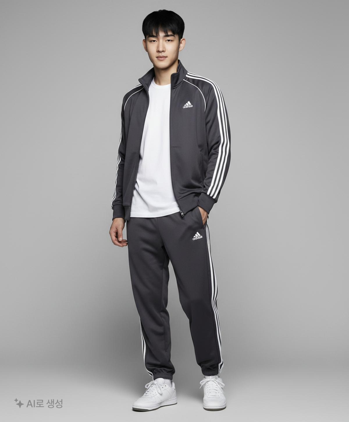 아디다스(ADIDAS) 3S 와이드 팬츠 - 블랙 / IB0247 M