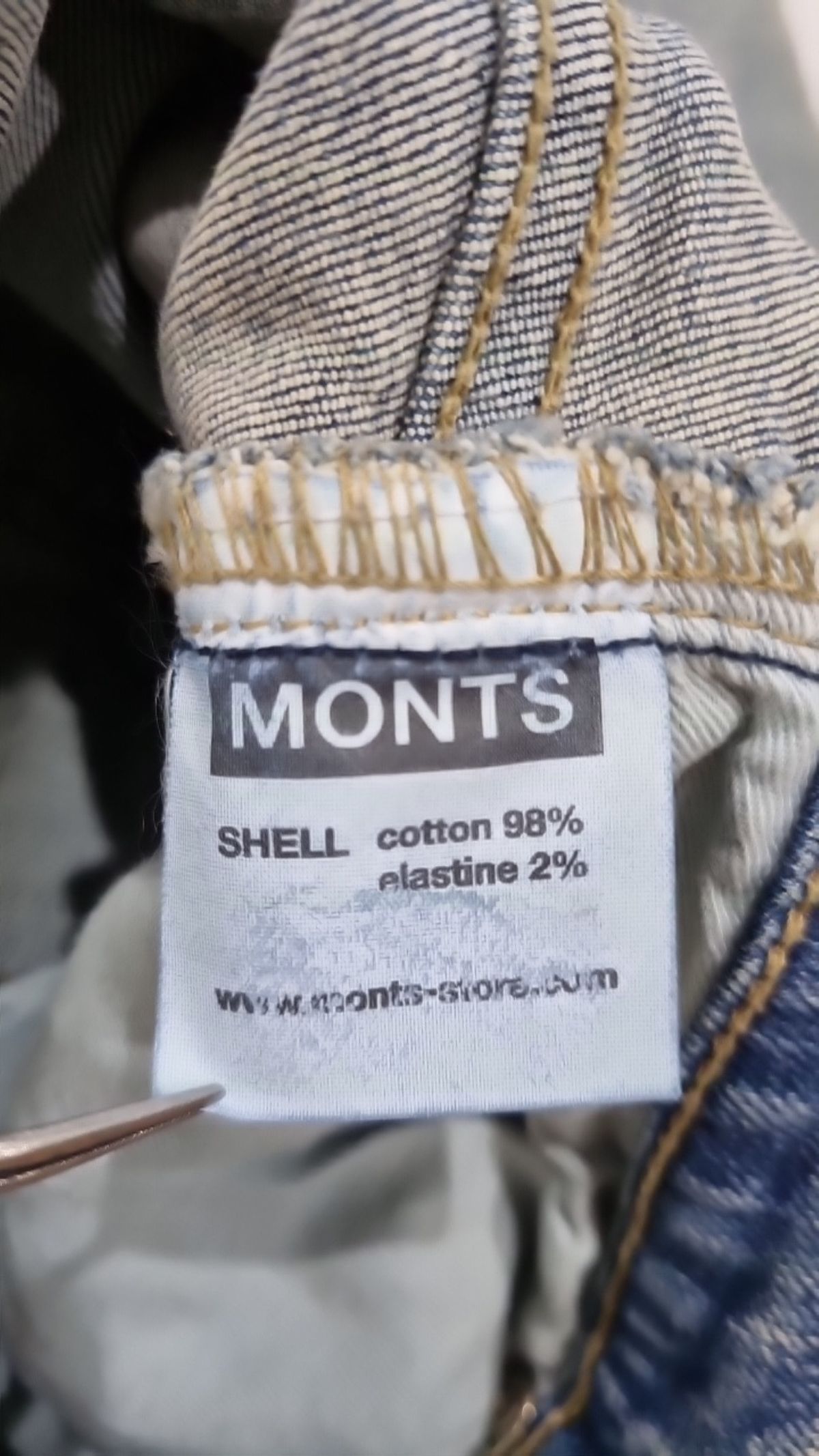 몬츠(MONTS) 청/데님 팬츠 26