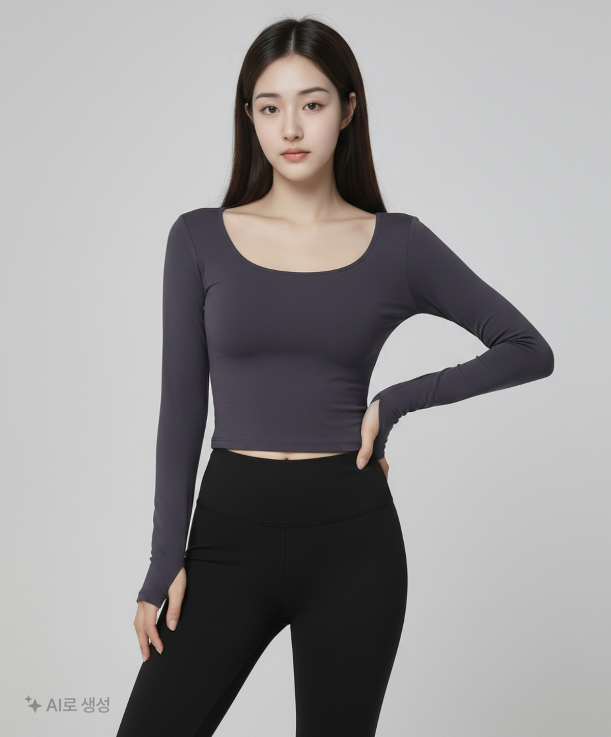 안다르(ANDAR) 긴소매 티셔츠 4