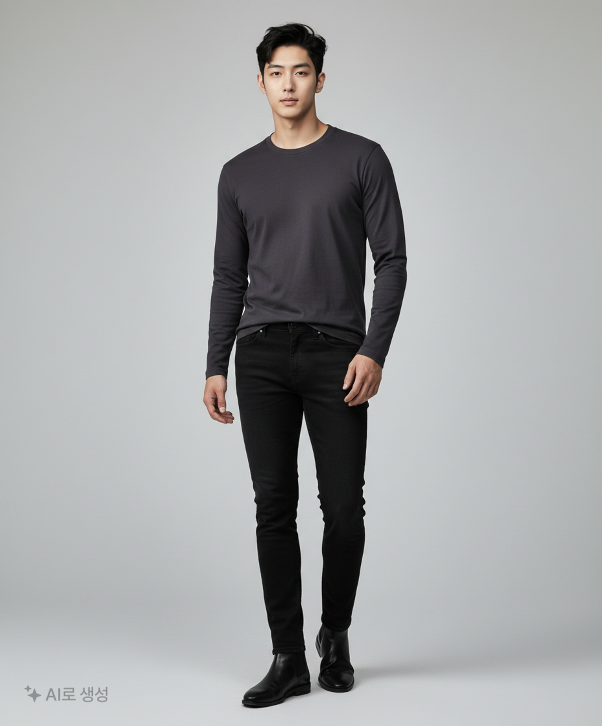 무신사 스탠다드(MUSINSA STANDARD) 긴소매 티셔츠 M