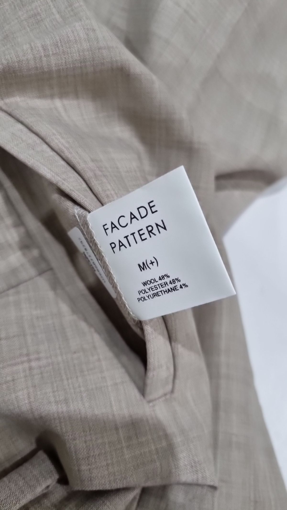 파사드패턴(FACADE PATTERN) 슈트 팬츠/슬랙스 M