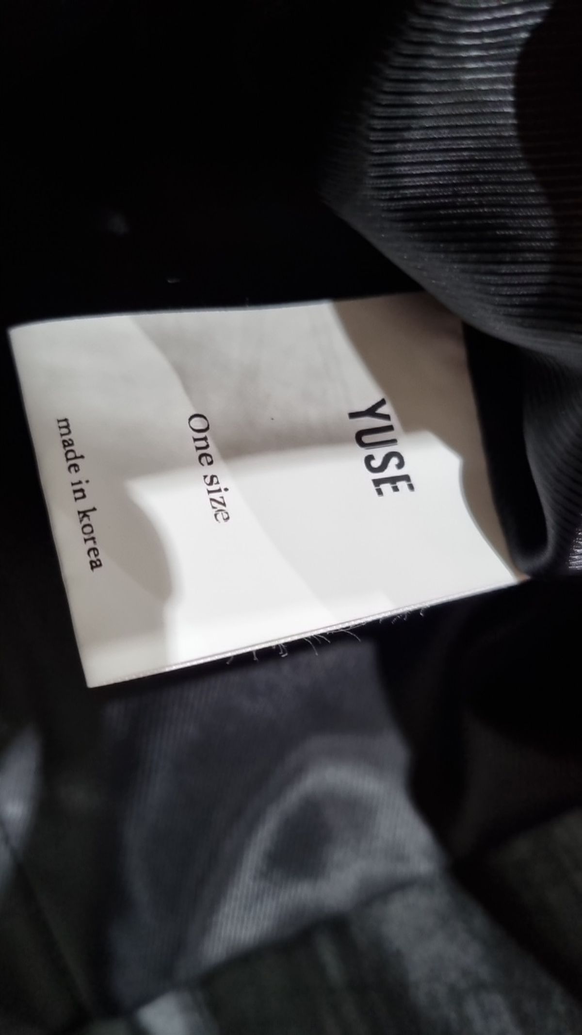 유즈(YUSE) 레더/라이더스 재킷 ONE SIZE