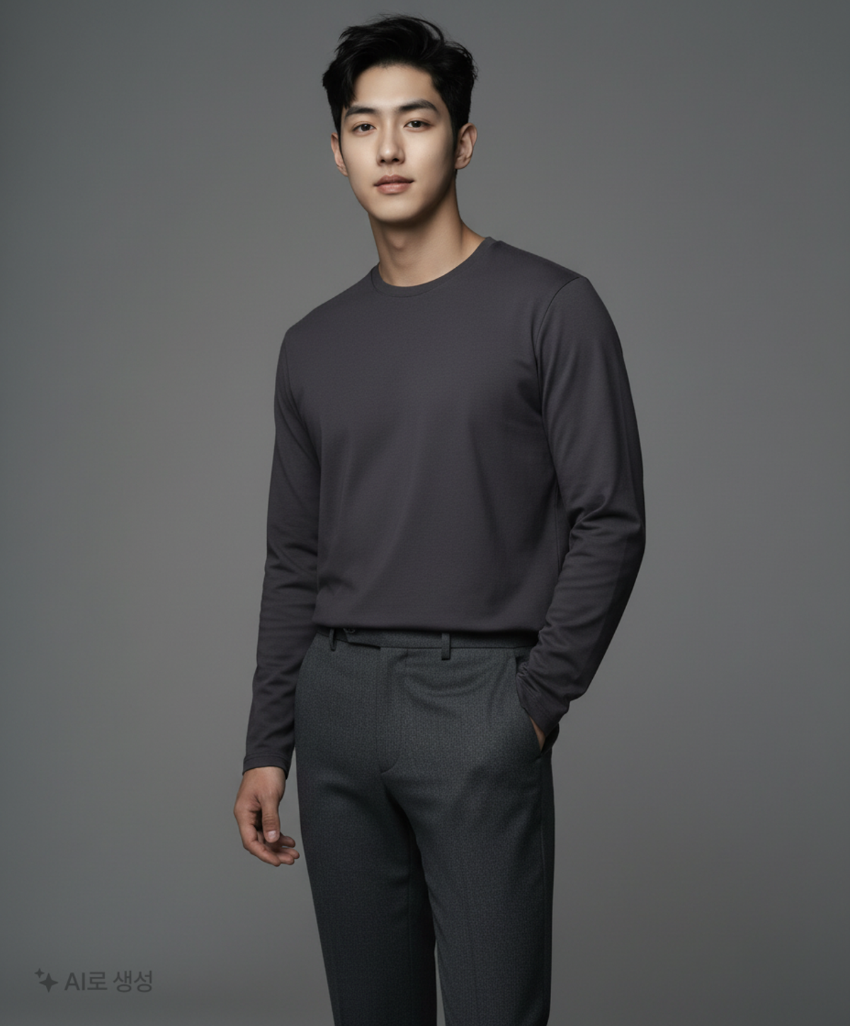 에두아르도(EDUARDO) 긴소매 티셔츠 100