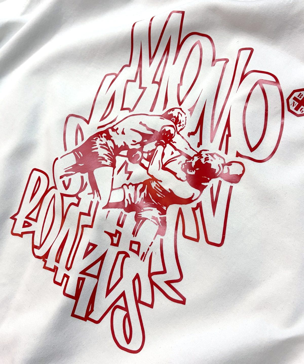 모노파틴(MONOPATIN) tms bxng interlock oversized sweatshirt - off white II