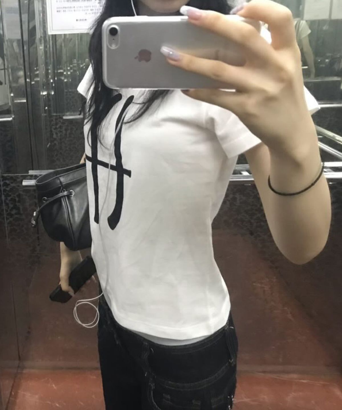 라이라이(LYELYE) LYEX2 Graphic logo tee (ivory)