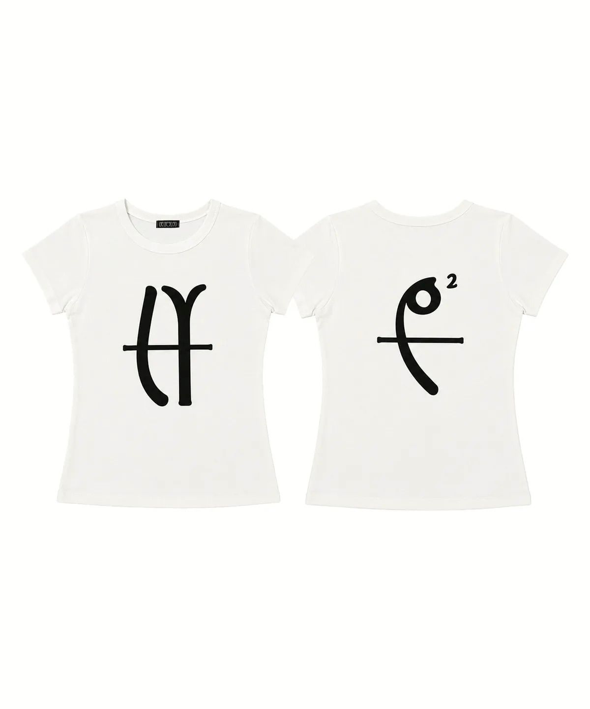라이라이(LYELYE) LYEX2 Graphic logo tee (ivory)