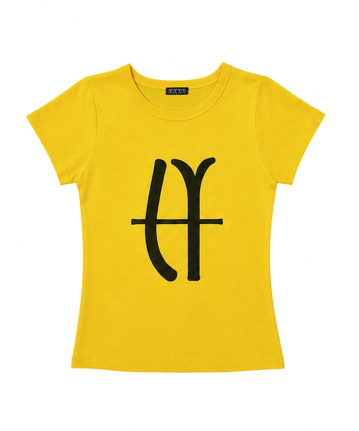 라이라이(LYELYE) LYEX2 Graphic logo tee (yellow)