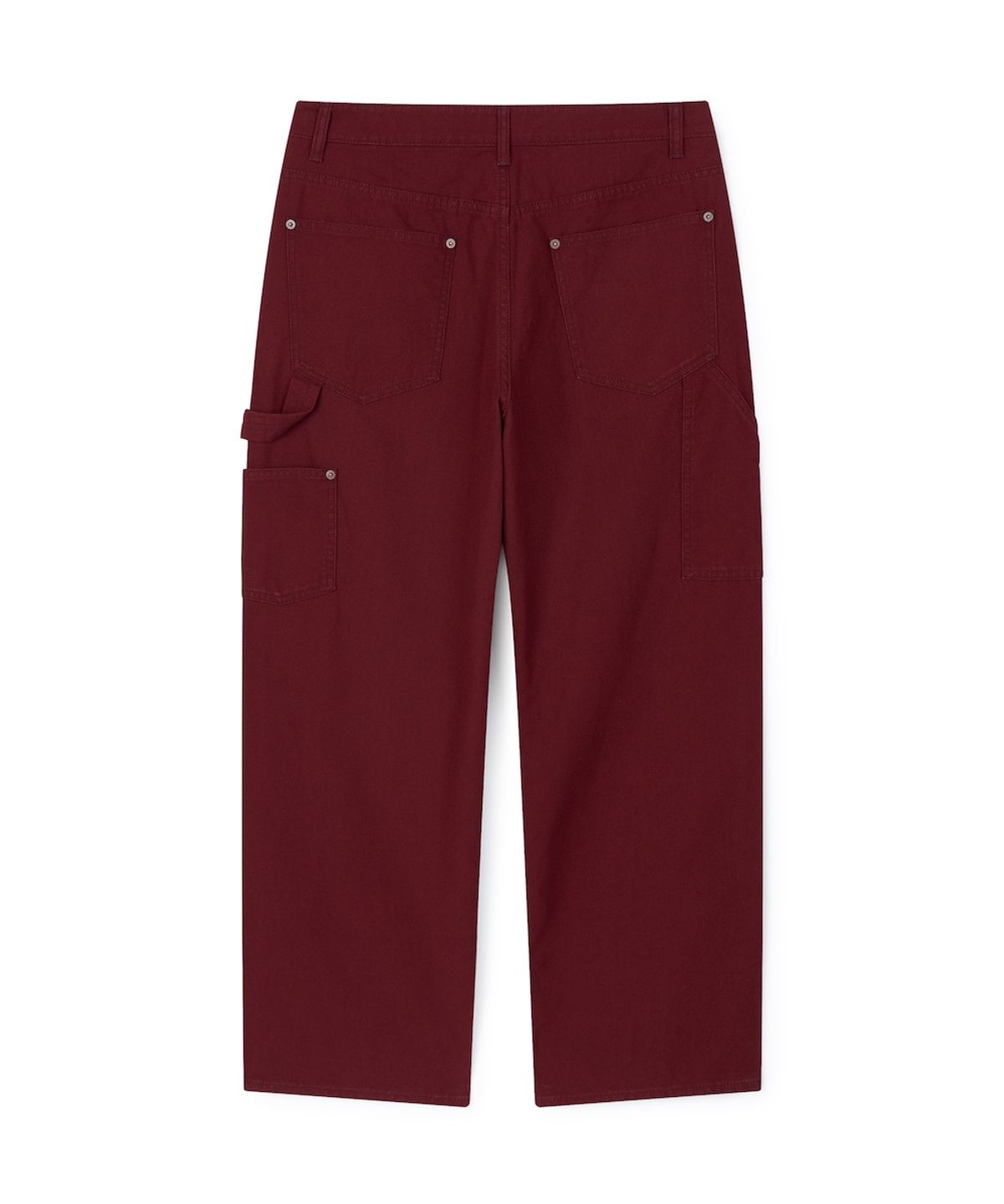선포트(SUNPORT) Loosed Carpenter Pants Dark Red