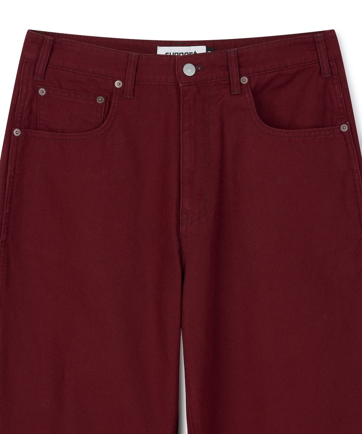 선포트(SUNPORT) Loosed Carpenter Pants Dark Red