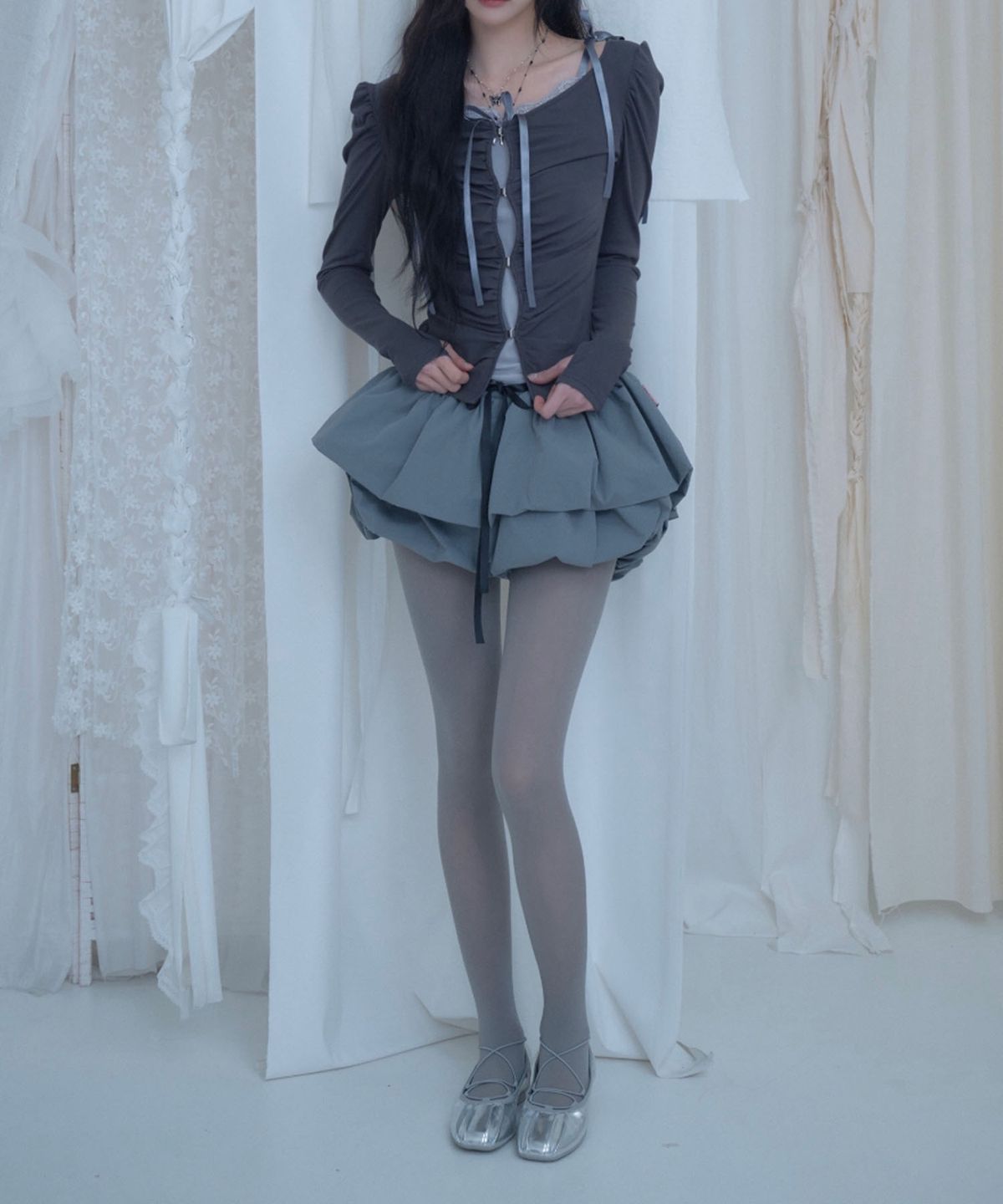 뉴얼린(NEWALRIN) Cloud Bubble Mini Skort(3colors)