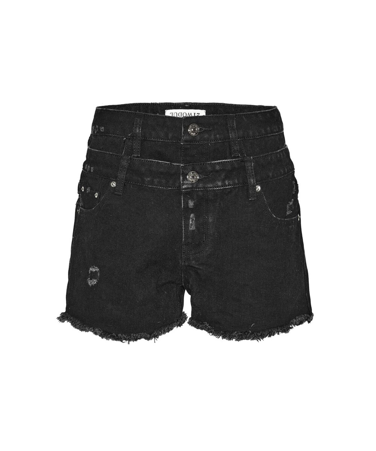 이투둘(222) LAYERED DENIM 003 (BLACK)