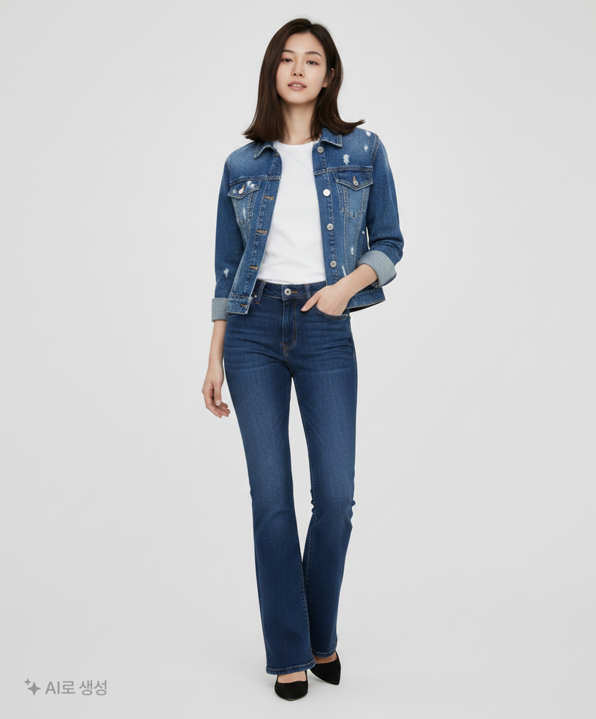 잠뱅이(JAMBANGEE) 청/데님 팬츠 68/92