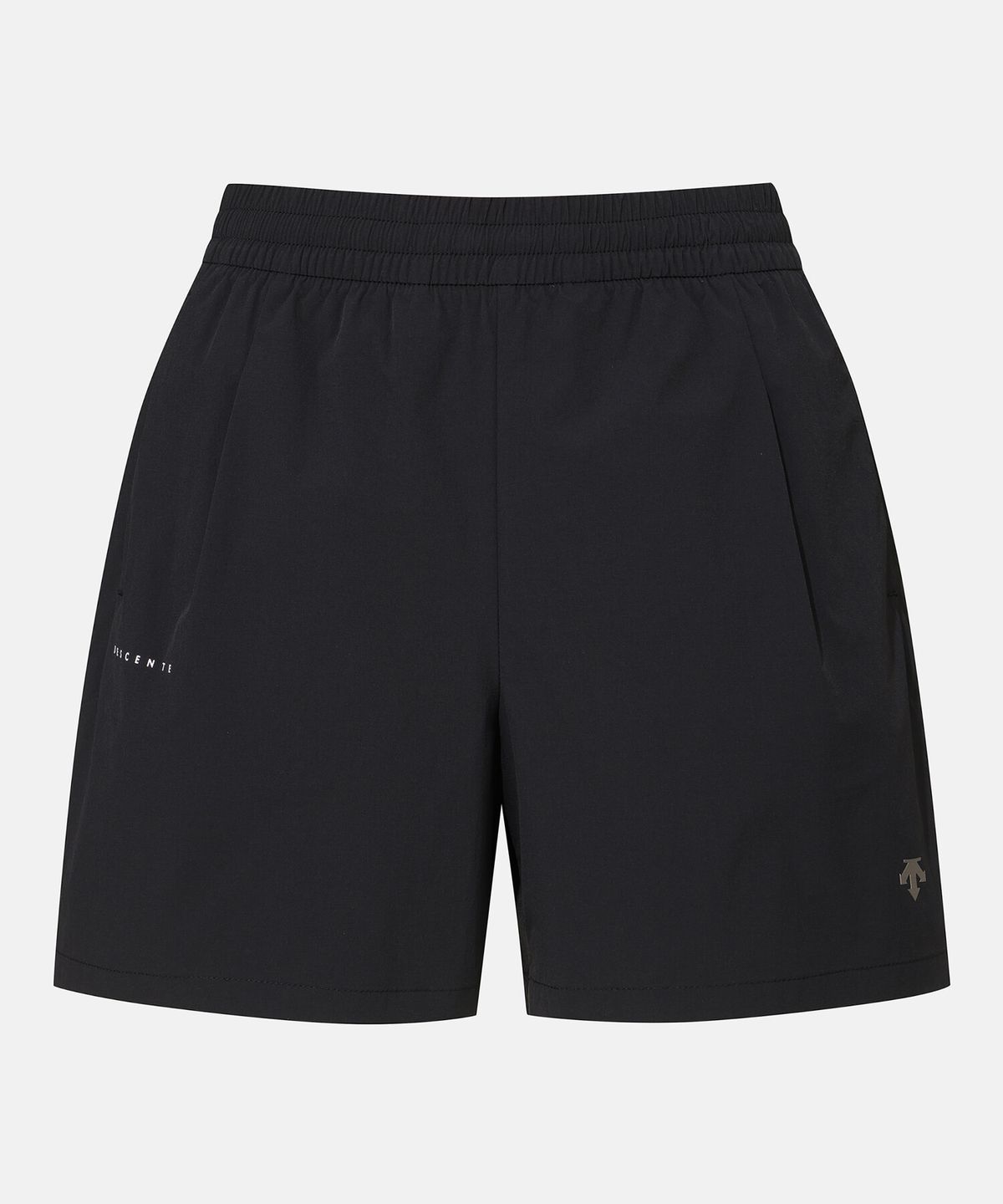 데상트(DESCENTE) 여성 4.5인치 우븐 쇼츠 블랙 SR322PHP72