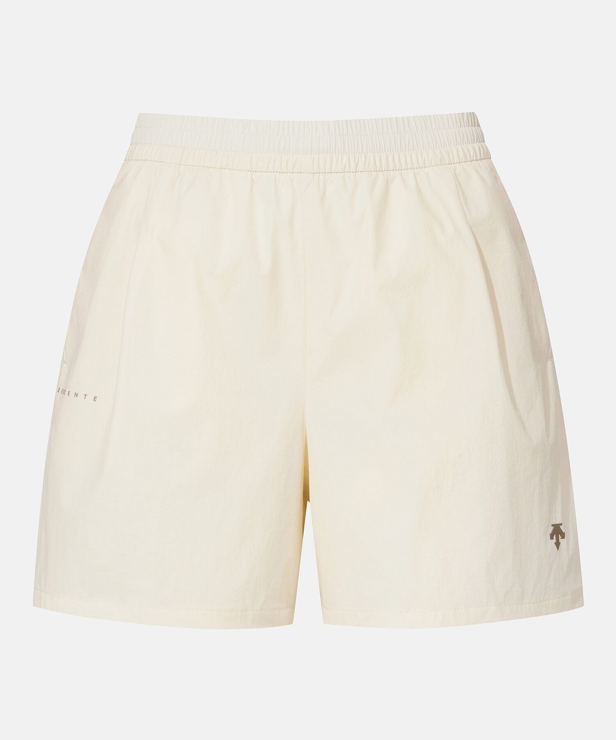 데상트(DESCENTE) 여성 4.5인치 우븐 쇼츠 아이보리 SR322PHP72