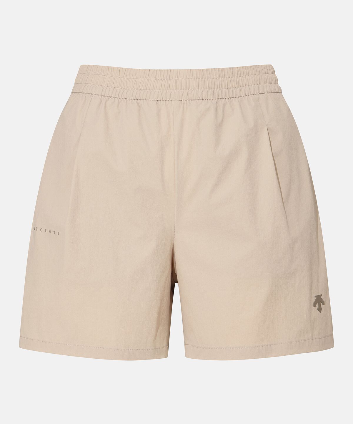 데상트(DESCENTE) 여성 4.5인치 우븐 쇼츠 베이지 SR322PHP72