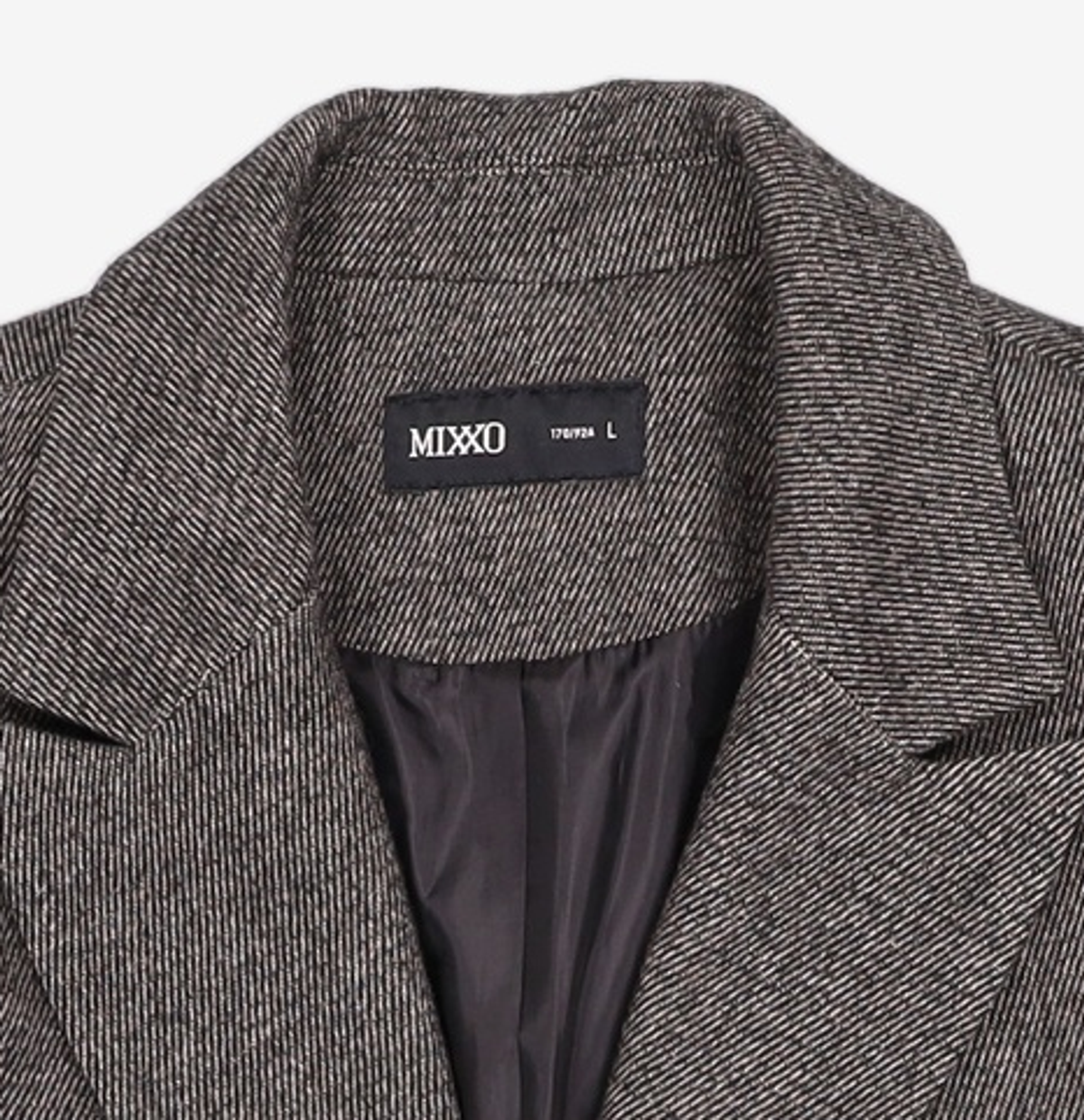 미쏘(MIXXO) 크롭 울터치 원버튼 테일러드 자켓 MIWJKC221G L