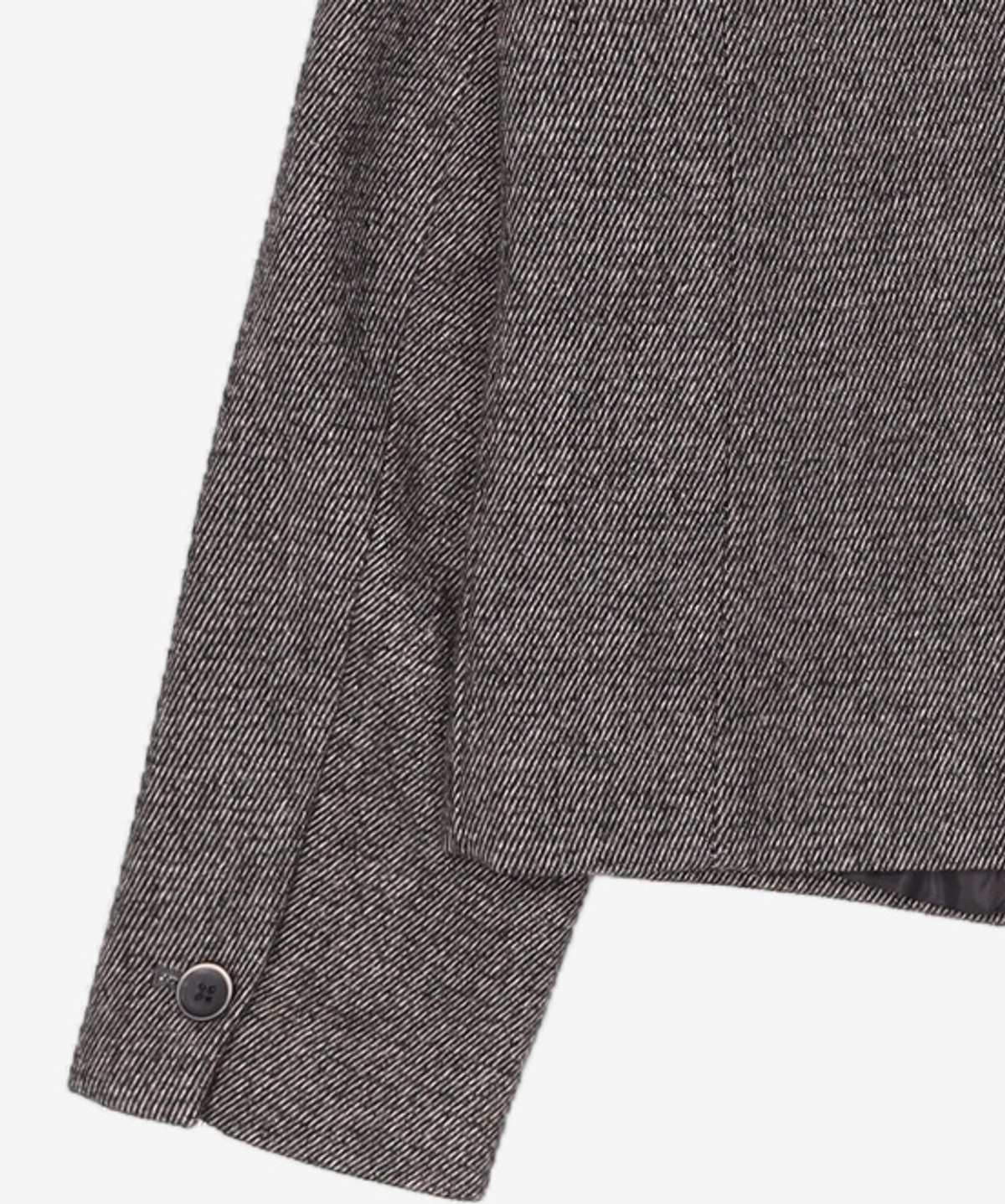 미쏘(MIXXO) 크롭 울터치 원버튼 테일러드 자켓 MIWJKC221G L