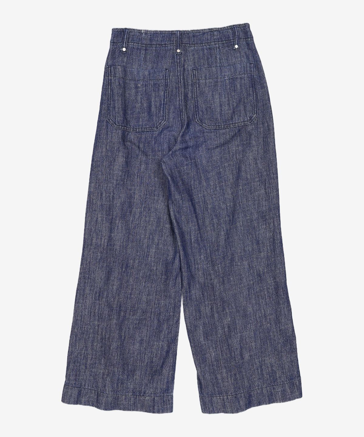 미쏘(MIXXO) 린넨 9부 핀턱 와이드핏 데님_MIWTJF714J 26