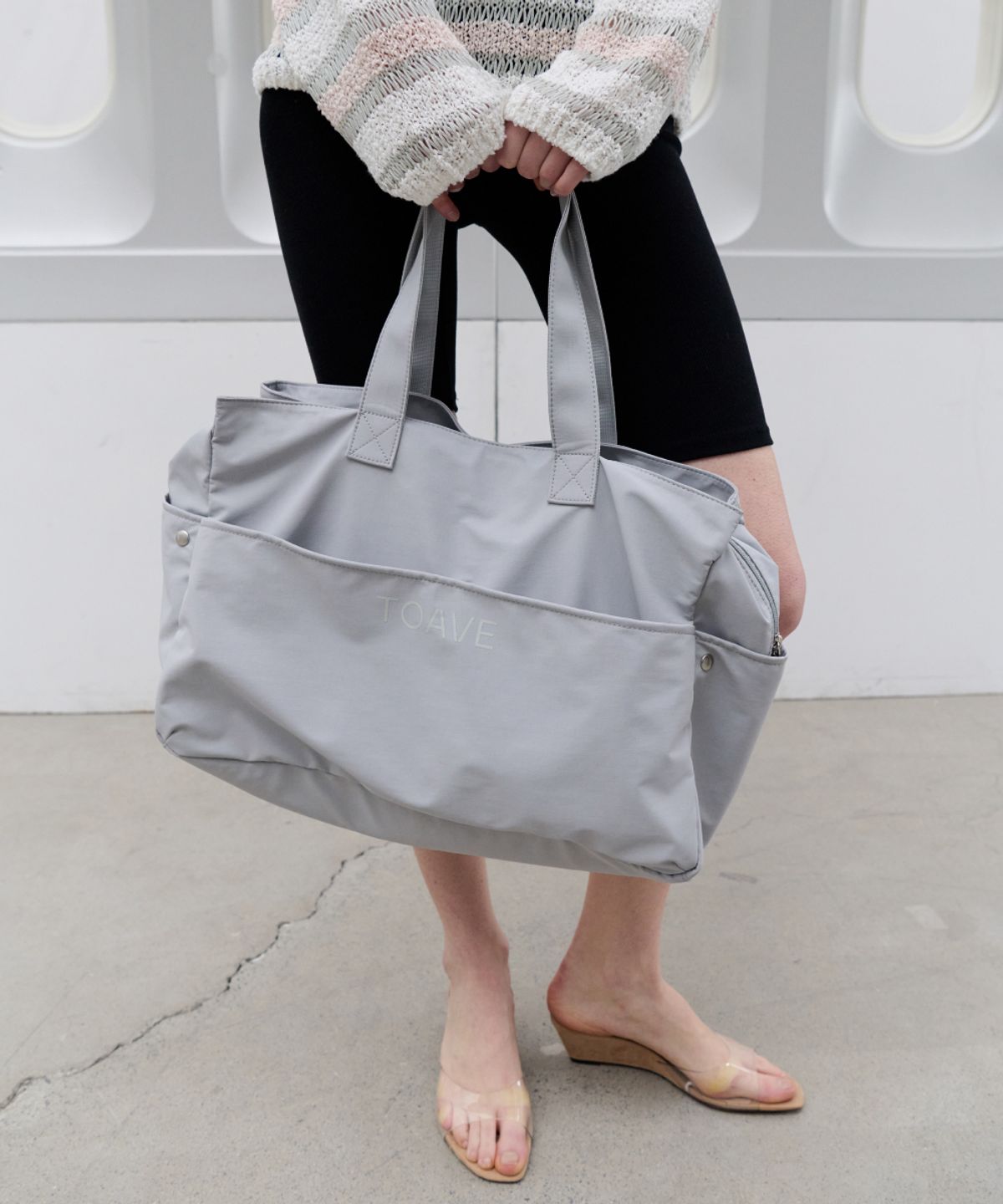 토아베(TOAVE) Airport Nylon Boston Bag (Cloudy)