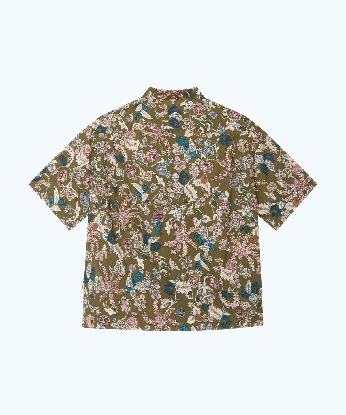 밀라코드(MILACODE) Wild Flower Print Shirt - KHAKI
