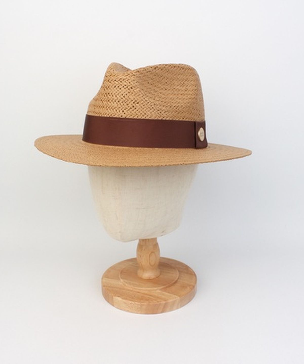 유니버셜 케미스트리(UNIVERSAL CHEMISTRY) BR Line Summer Brown Fedora - Big Size 여름페도라