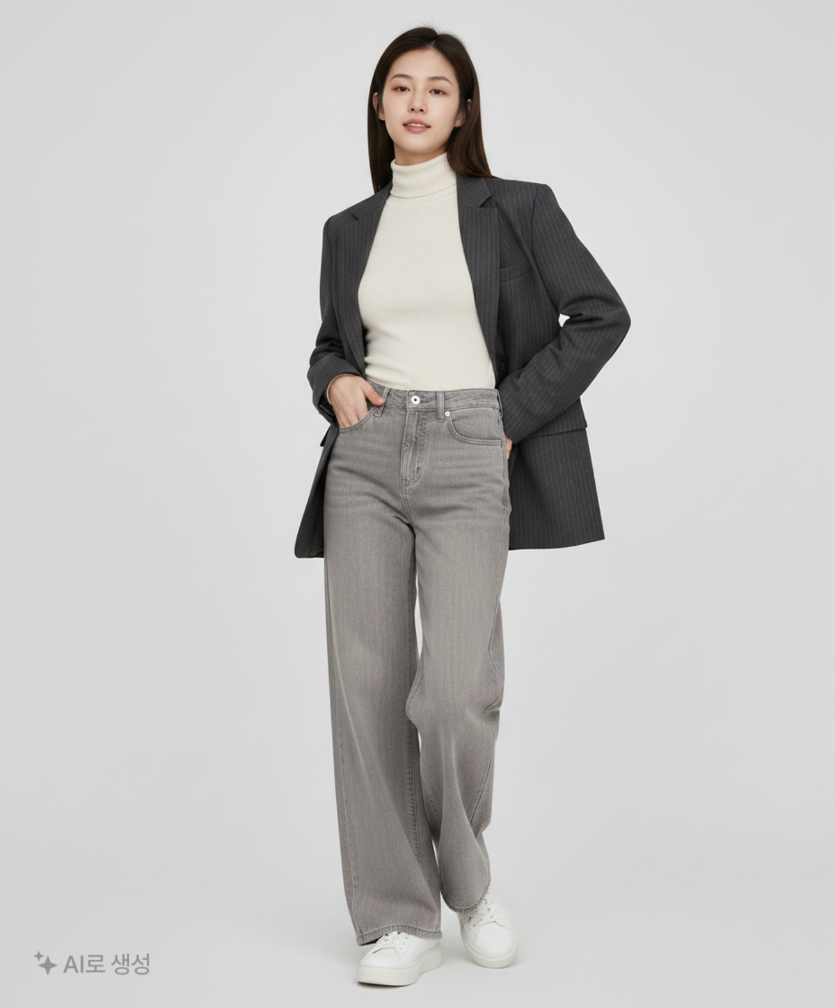 미쏘(MIXXO) 코튼 팬츠 26