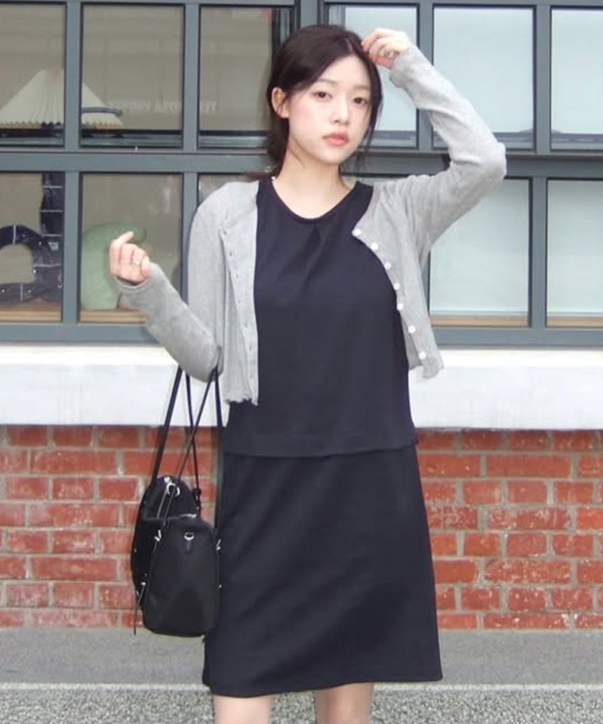 찰스앤키스(CHARLES & KEITH) 미니 레비 나일론 숄더백  CK2-20151613