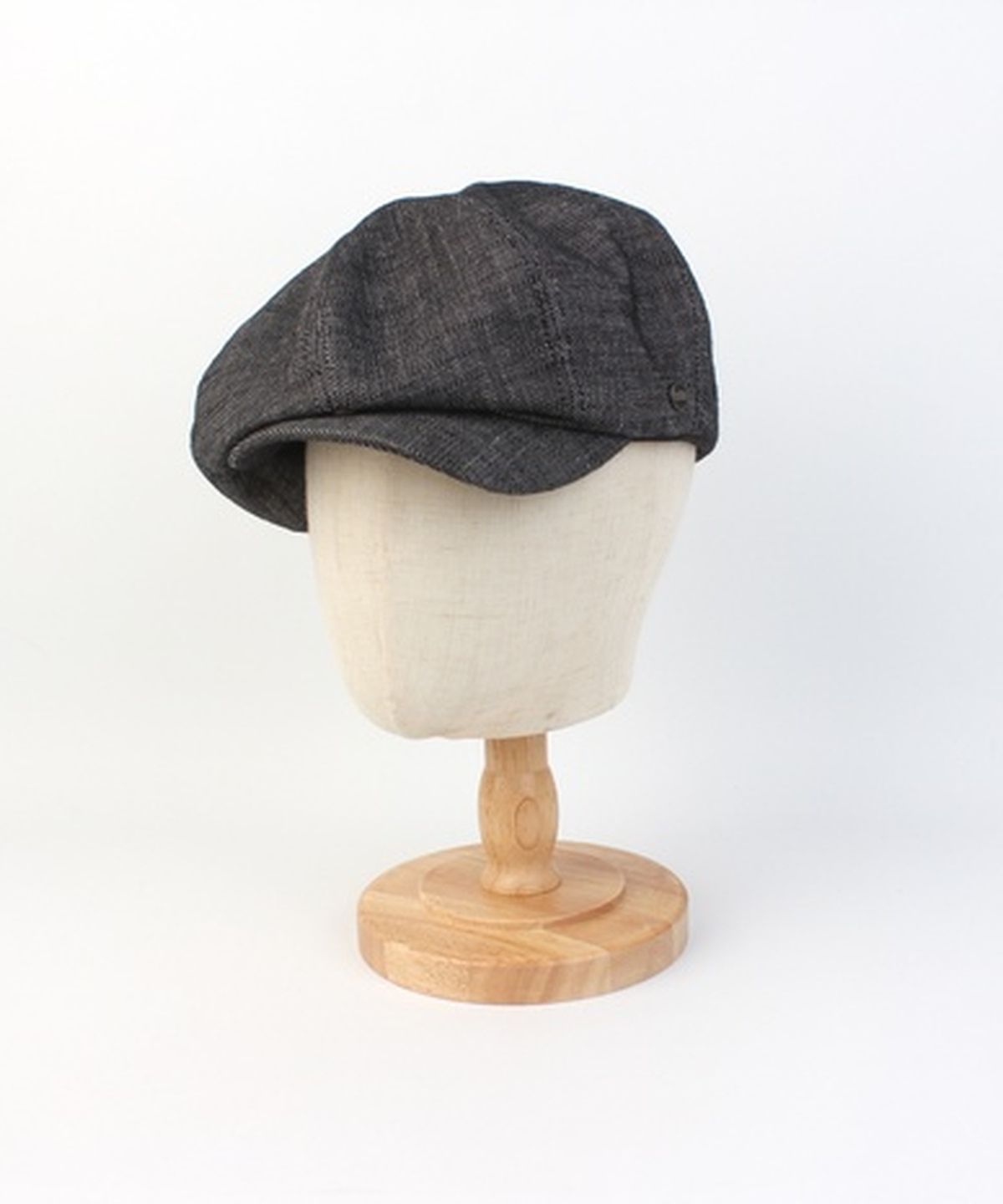 유니버셜 케미스트리(UNIVERSAL CHEMISTRY) Overfit Logo Black Newsboy Cap 뉴스보이캡