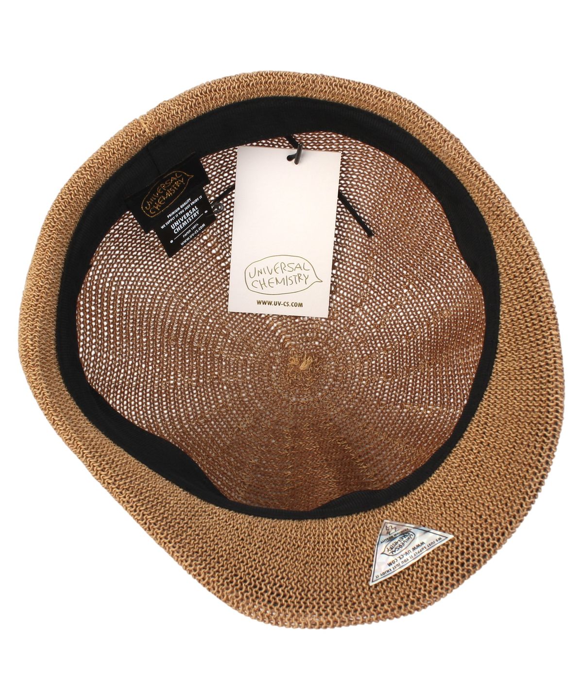 유니버셜 케미스트리(UNIVERSAL CHEMISTRY) Rome Summer Brown Newsboy Cap 뉴스보이캡