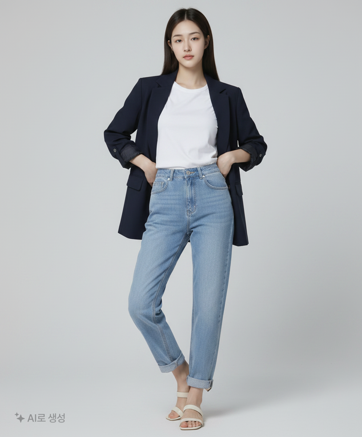 데케트(DECET) 청/데님 팬츠 28