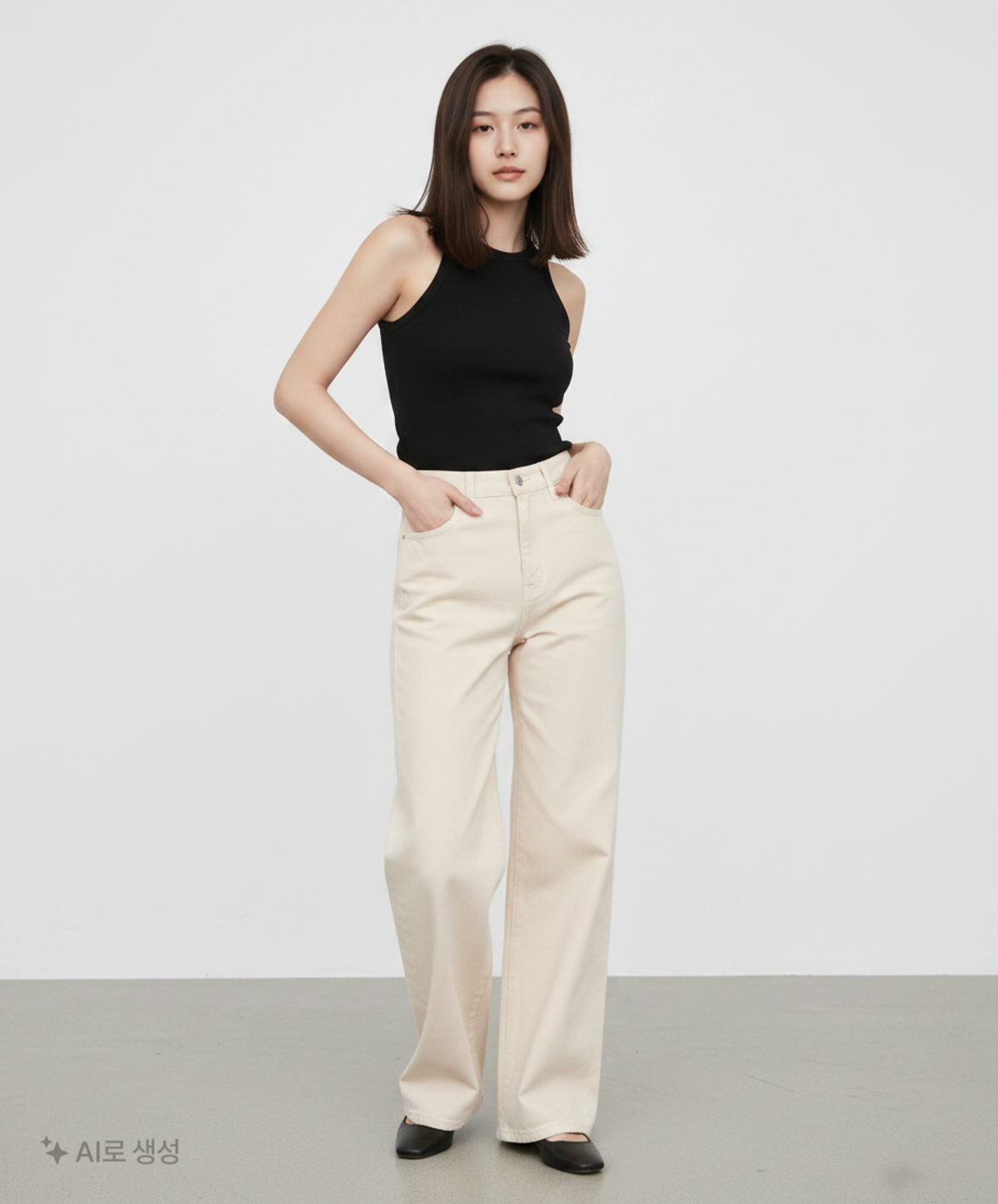 유니클로(UNIQLO) 코튼 팬츠 66