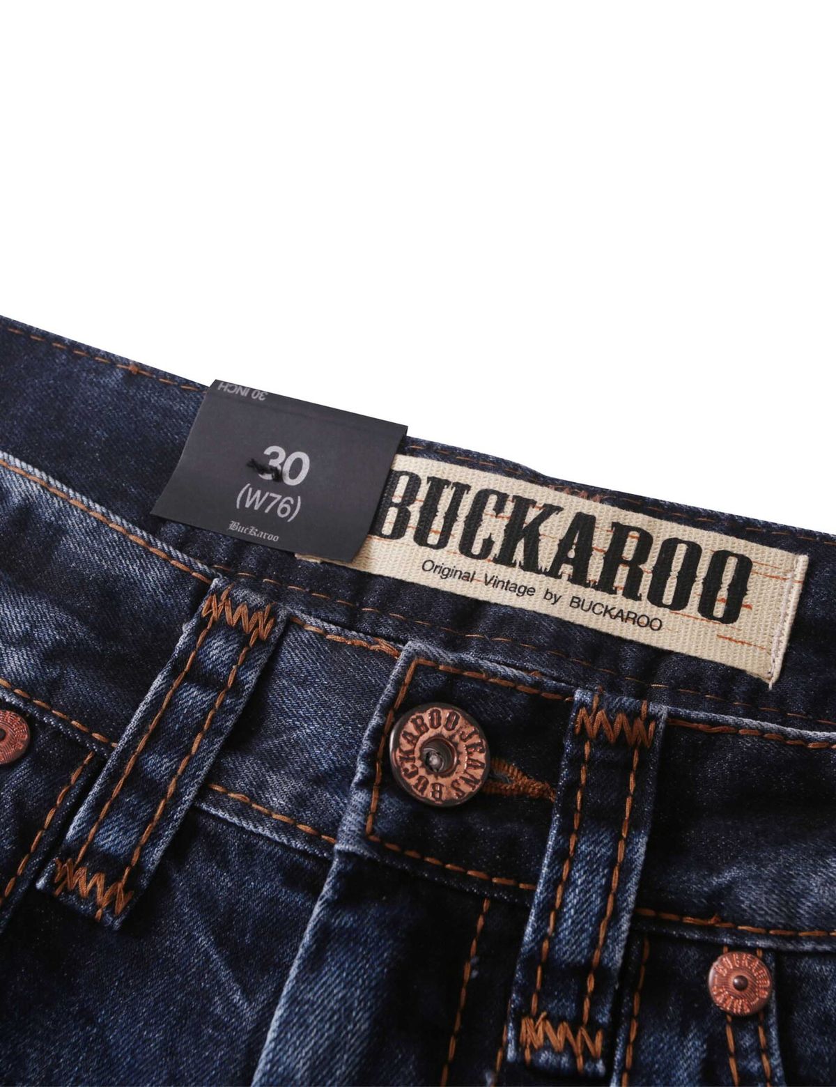 버커루(BUCKAROO) [오리지널] 빈티지 와이드 데님 팬츠 인디고