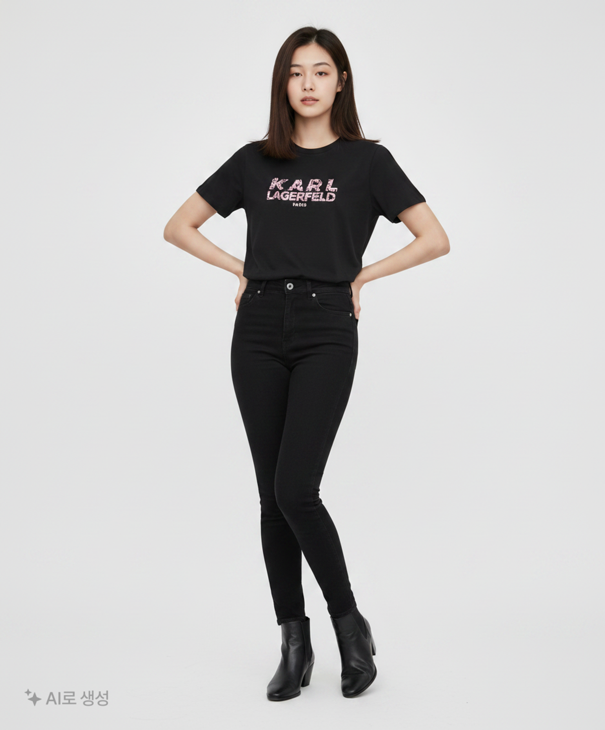 칼 라거펠트(KARL LAGERFELD) 반소매 티셔츠 90