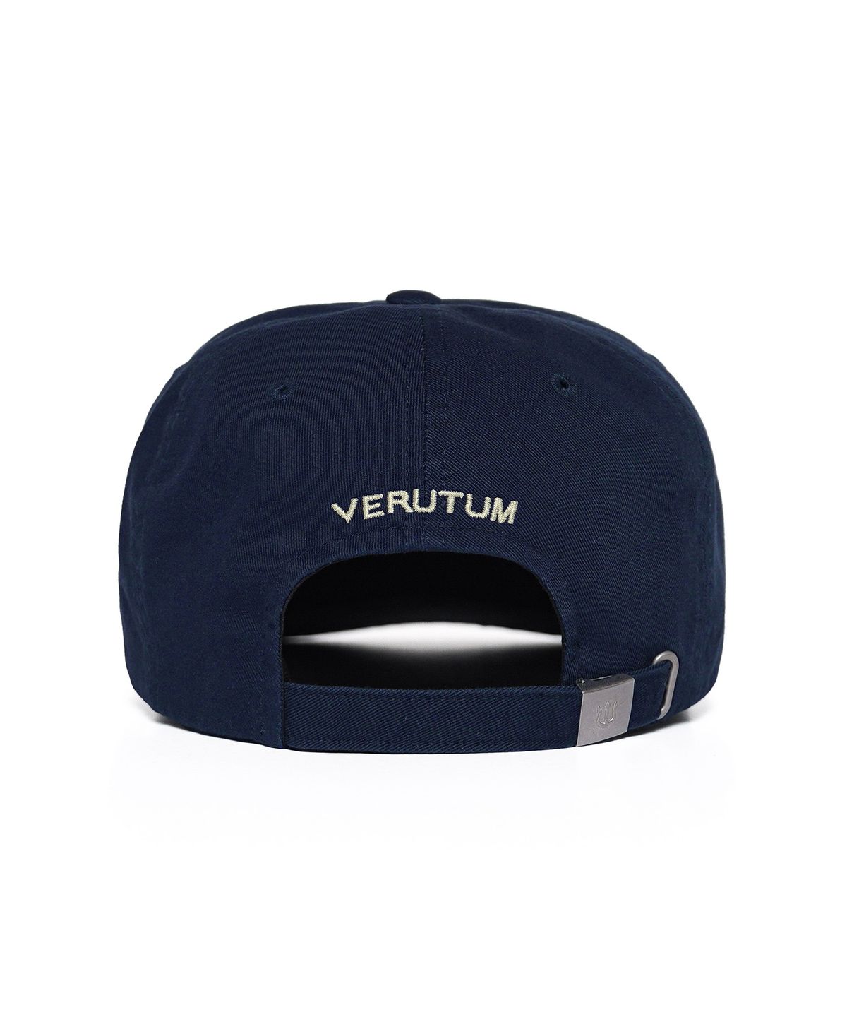 베루툼(VERUTUM) 아트 로고 바이오 워싱 볼캡 네이비