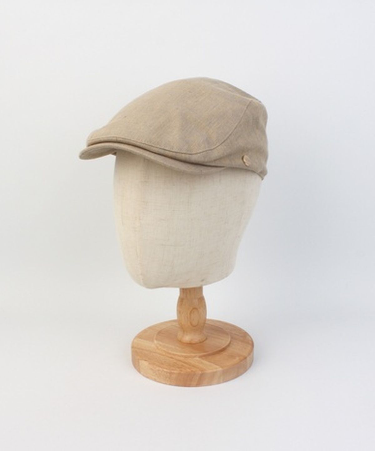 유니버셜 케미스트리(UNIVERSAL CHEMISTRY) Linen GD Logo Beige Huntingcap 헌팅캡