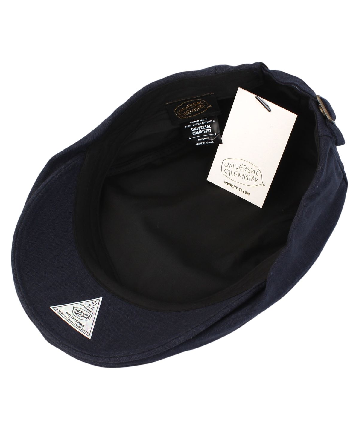 유니버셜 케미스트리(UNIVERSAL CHEMISTRY) Simple Linen Navy Huntingcap 헌팅캡