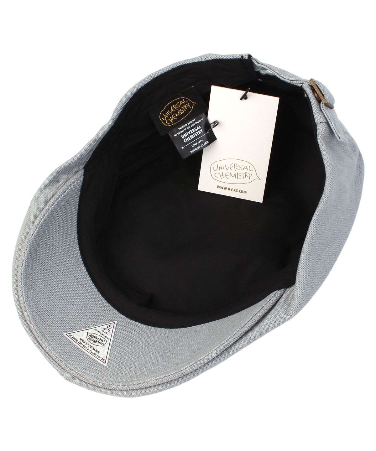 유니버셜 케미스트리(UNIVERSAL CHEMISTRY) Simple Linen Light Gray Huntingcap 헌팅캡