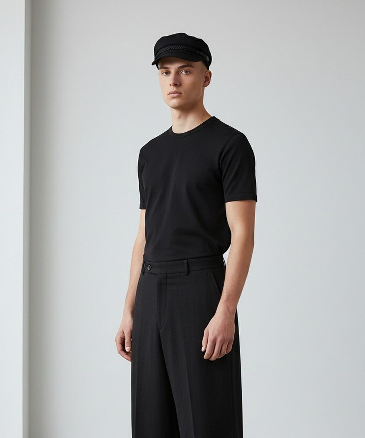 유니버셜 케미스트리(UNIVERSAL CHEMISTRY) Rope Cotton Black Marine Cap 마린캡