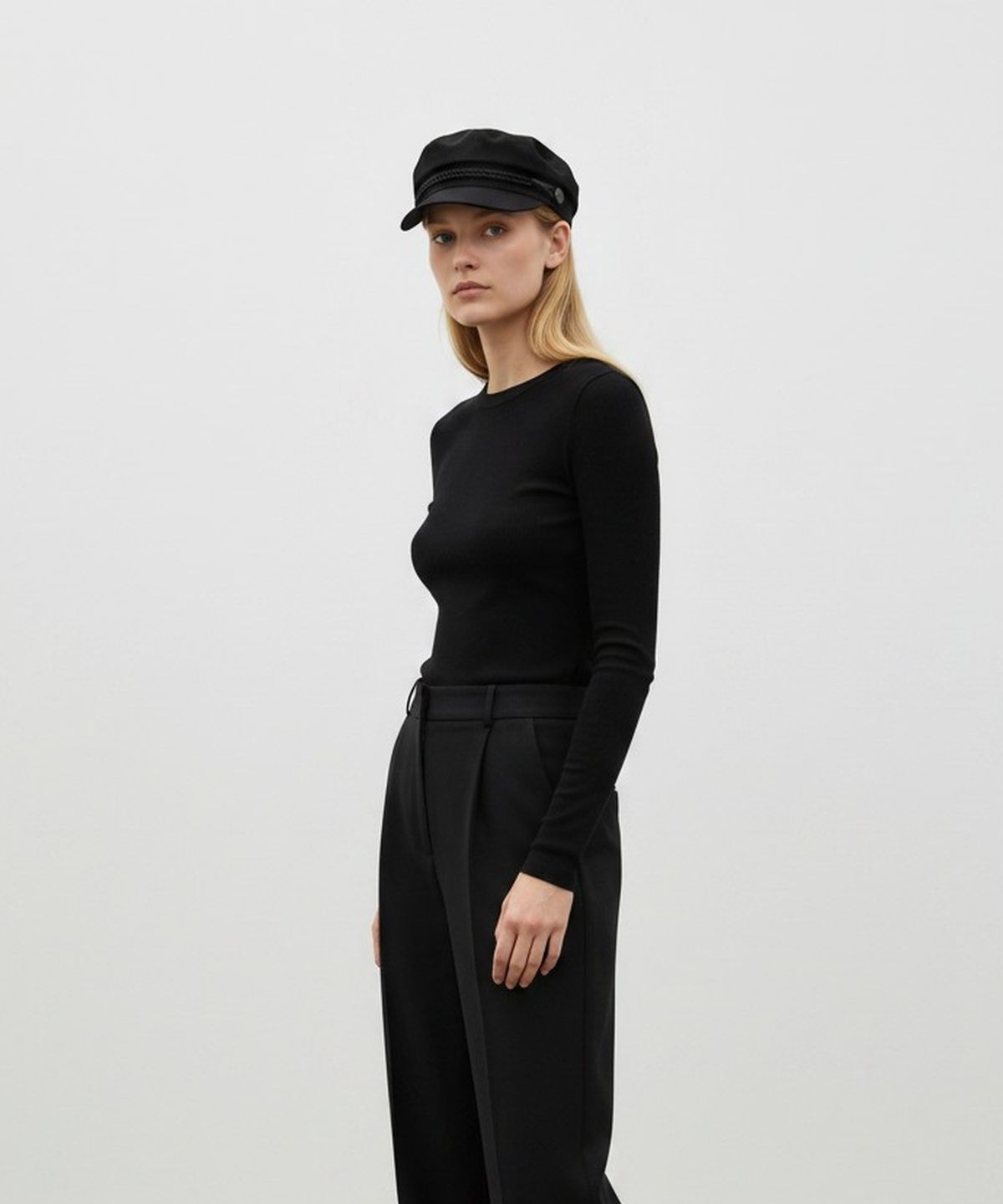 유니버셜 케미스트리(UNIVERSAL CHEMISTRY) Rope Cotton Black Marine Cap 마린캡