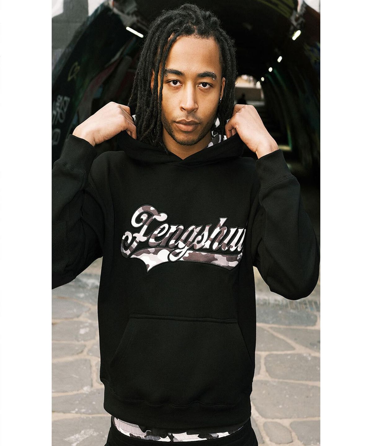 펑쉐이(FENGSHUI) Fengshui Snow Camo Hoodie