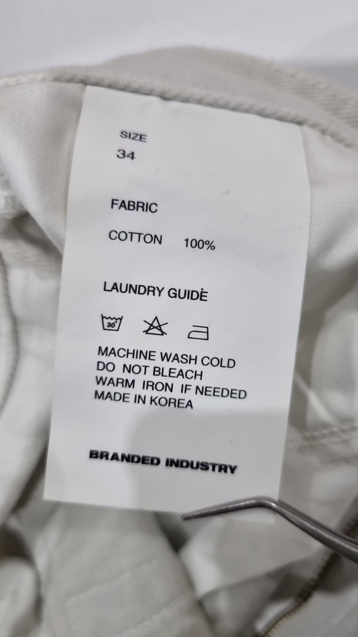 브랜디드(BRANDED) 청/데님 팬츠 34
