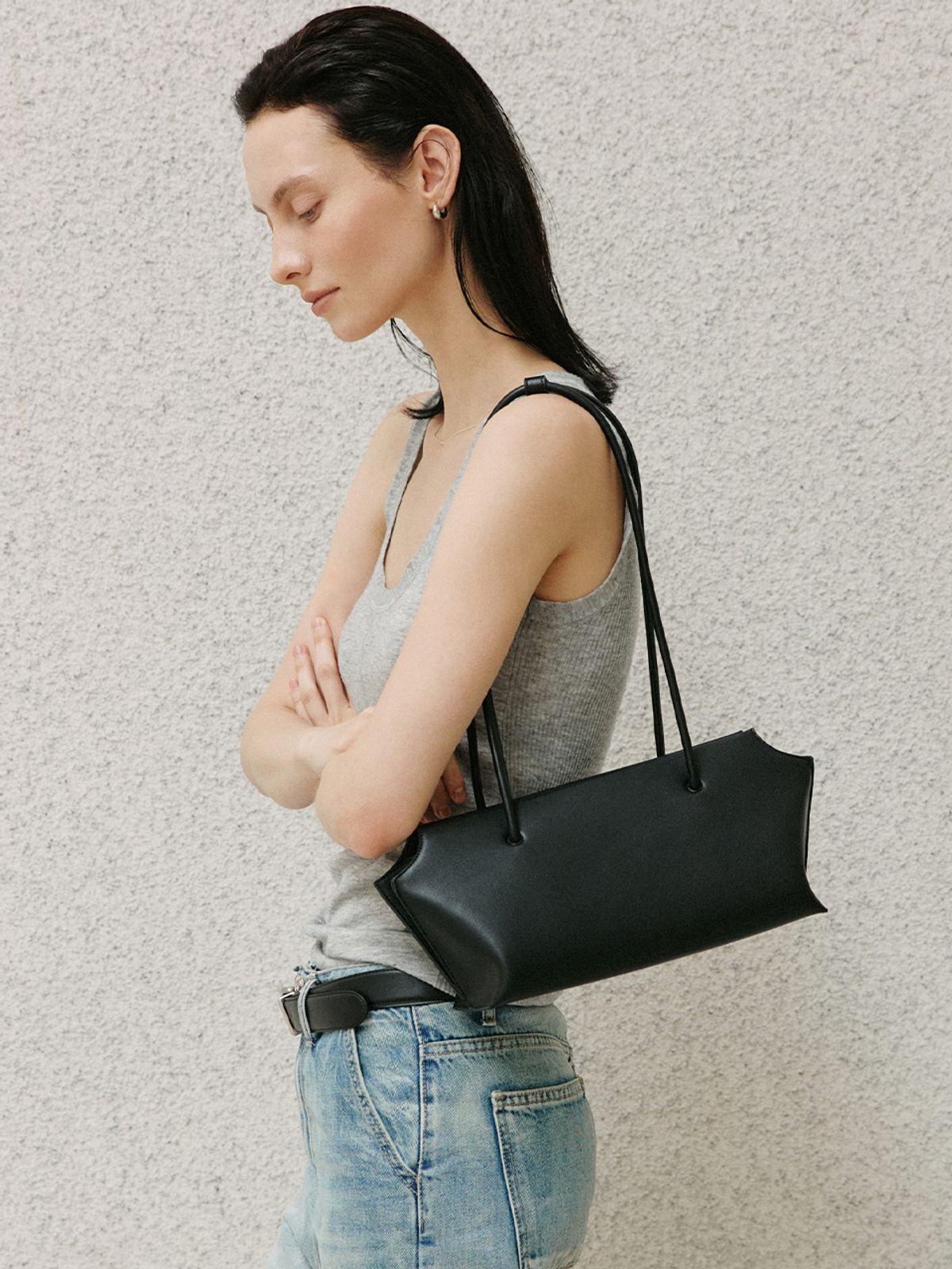 모어모르(MOREMORR) RIVA BAG _ black 숄더백 토트백