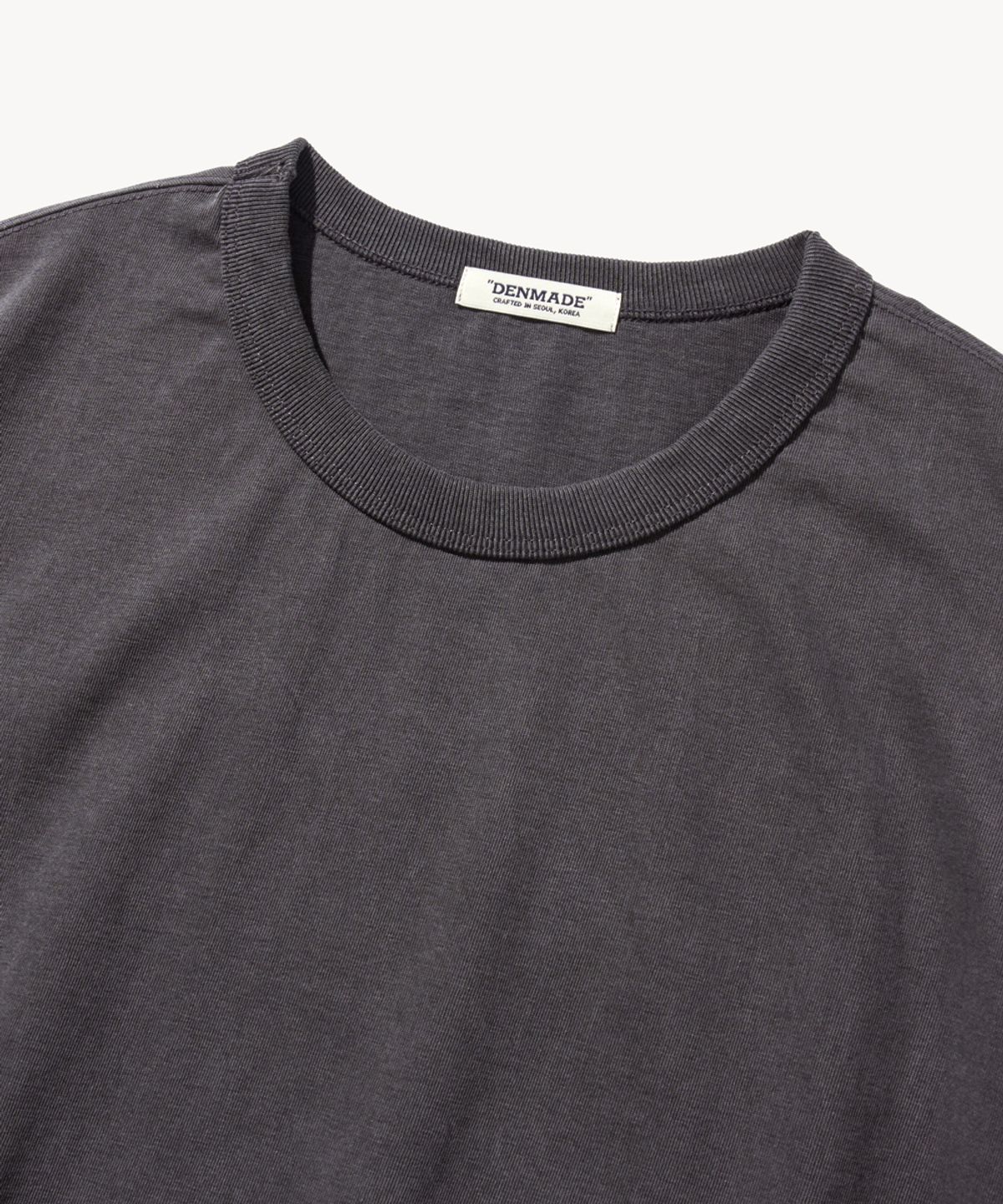 덴메이드(DENMADE) DEN002 Blank Faded Tee (Charcoal)